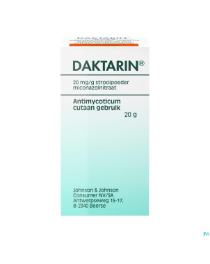 Daktarin pulv derm 1 x 20 g  2%