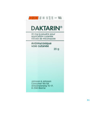 Daktarin pulv derm 1 x 20 g  2%