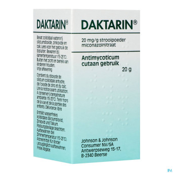 Daktarin pulv derm 1 x 20 g  2%