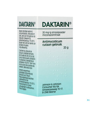 Daktarin pulv derm 1 x 20 g  2%