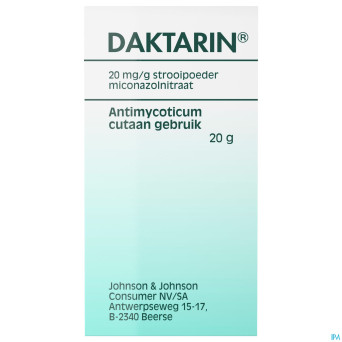 Daktarin pulv derm 1 x 20 g  2%