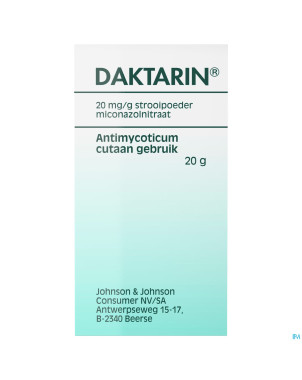 Daktarin pulv derm 1 x 20 g  2%