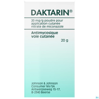 Daktarin pulv derm 1 x 20 g  2%