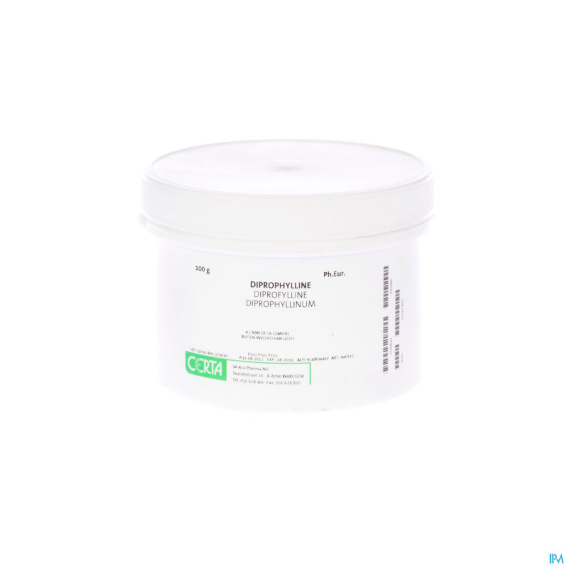 Diprophylline ph.eur    100g aca