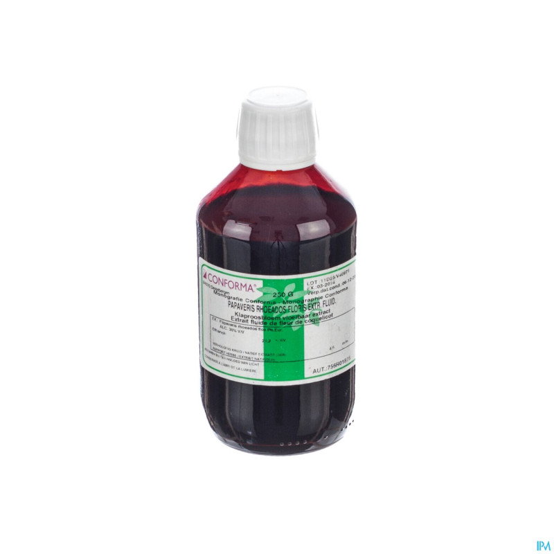 Pavot rouge extr. fluide 250g conf