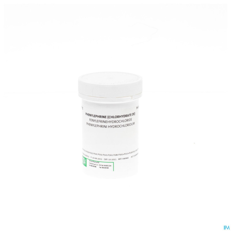 Fenylefrinehydrochloride  10g certa