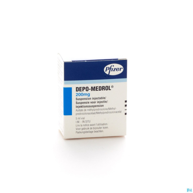 Depo-medrol multidose 200mg/5ml 1 vial 40mg/ml