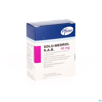 Solu-medrol s a b  vial 1 x  40 mg