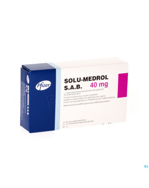 Solu-medrol s a b  vial 3 x  40 mg