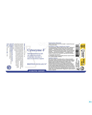 Cytozyme f biotics    comp  60