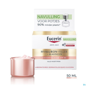 Eucerin hyaluron-fill.+elas.cr rose spf30 rech50ml