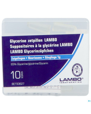 Glycerine lambo suppo conique bb    10