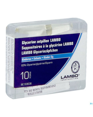 Glycerine lambo suppo conique enf    10