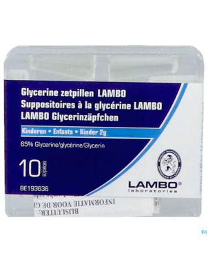 Glycerine lambo suppo conique enf    10