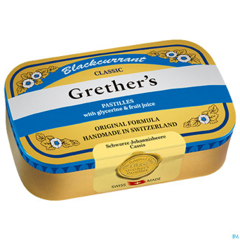 Grether's pastilles blackcurrant past 110g