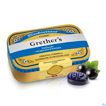Grether's pastilles blackcurrant past 110g