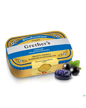 Grether's pastilles blackcurrant past 110g
