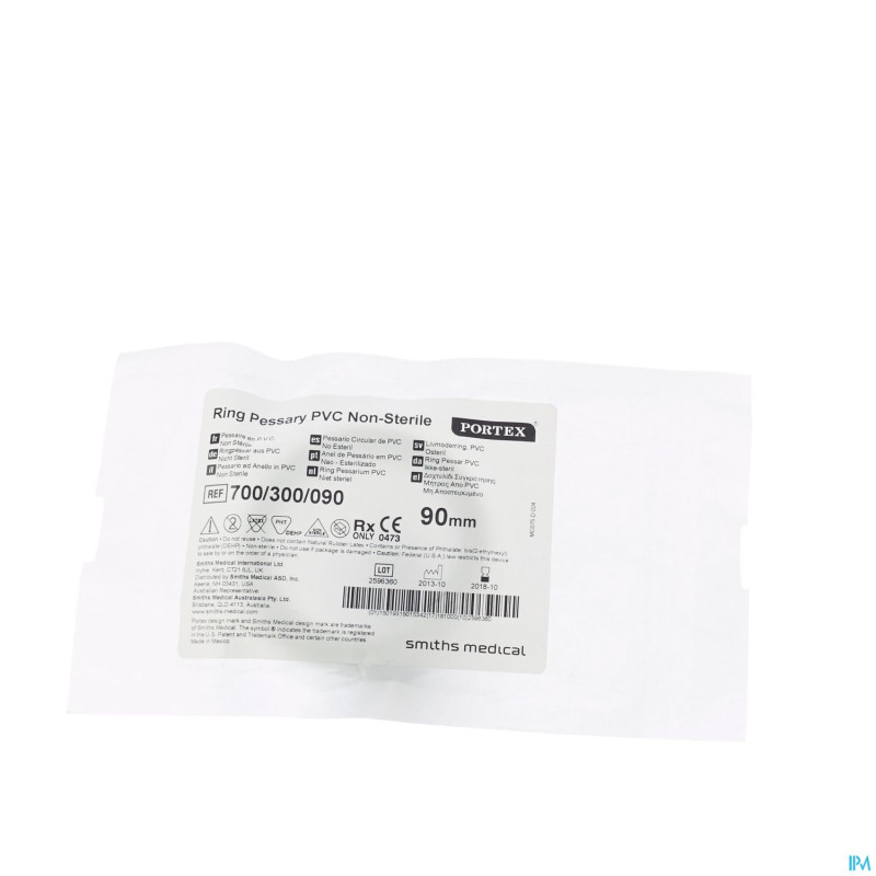 Pessaire portex rond vinyl   90mm 10