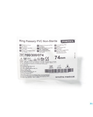 Pessaire portex rond vinyl   74mm 10