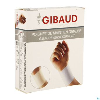 Gibaud poignet maintien reglable h8 blanc   g 5937