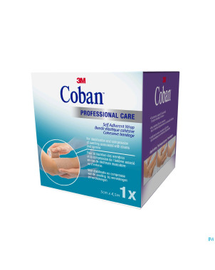 Coban 3m bandage elast.tan 5,0cmx4,57m roul. 1582p