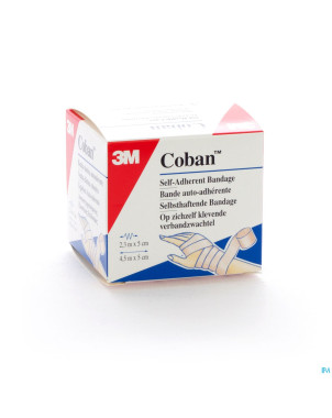 Coban 3m bandage elast.tan 5,0cmx4,57m roul. 1582p