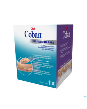Coban 3m bandage elast tan 7,5cmx4,57m roul. 1583p