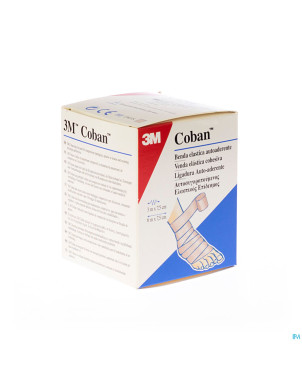 Coban 3m bandage elast tan 7,5cmx4,57m roul. 1583p