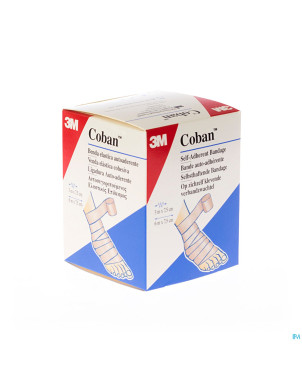 Coban 3m bandage elast tan 7,5cmx4,57m roul. 1583p