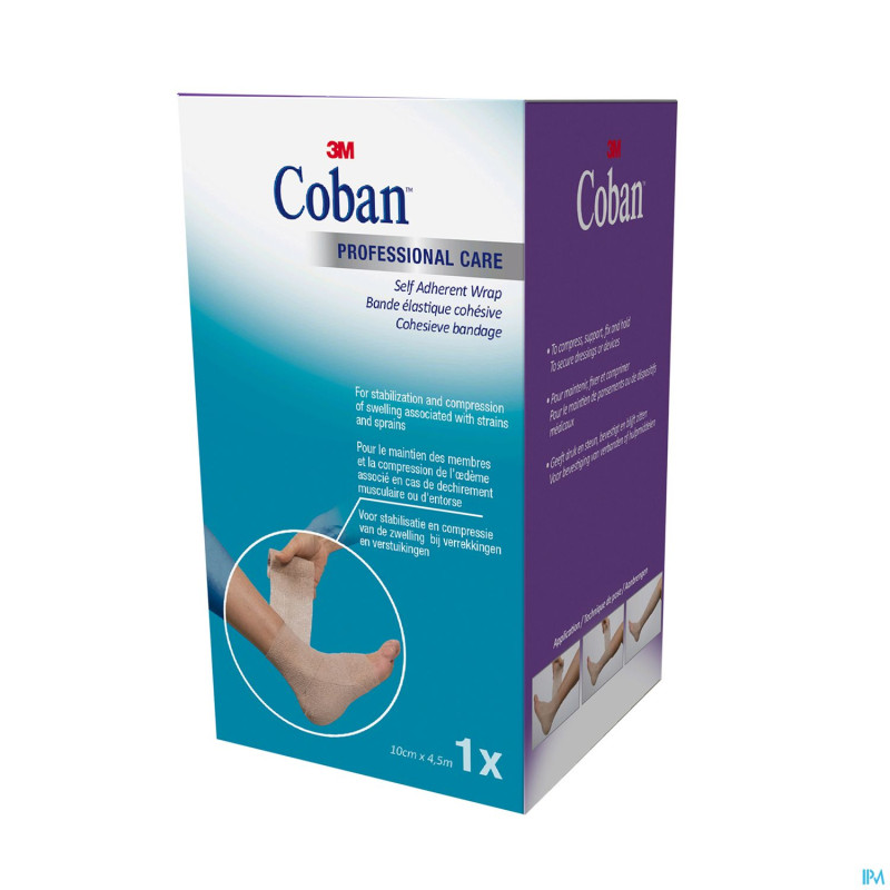 Coban 3m bandage el. skin roul.10,0cmx4,57m 1584p