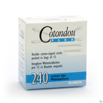 Cotondou batonnets ouate flexible 120