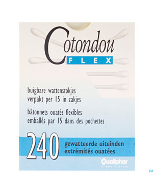 Cotondou batonnets ouate flexible 120
