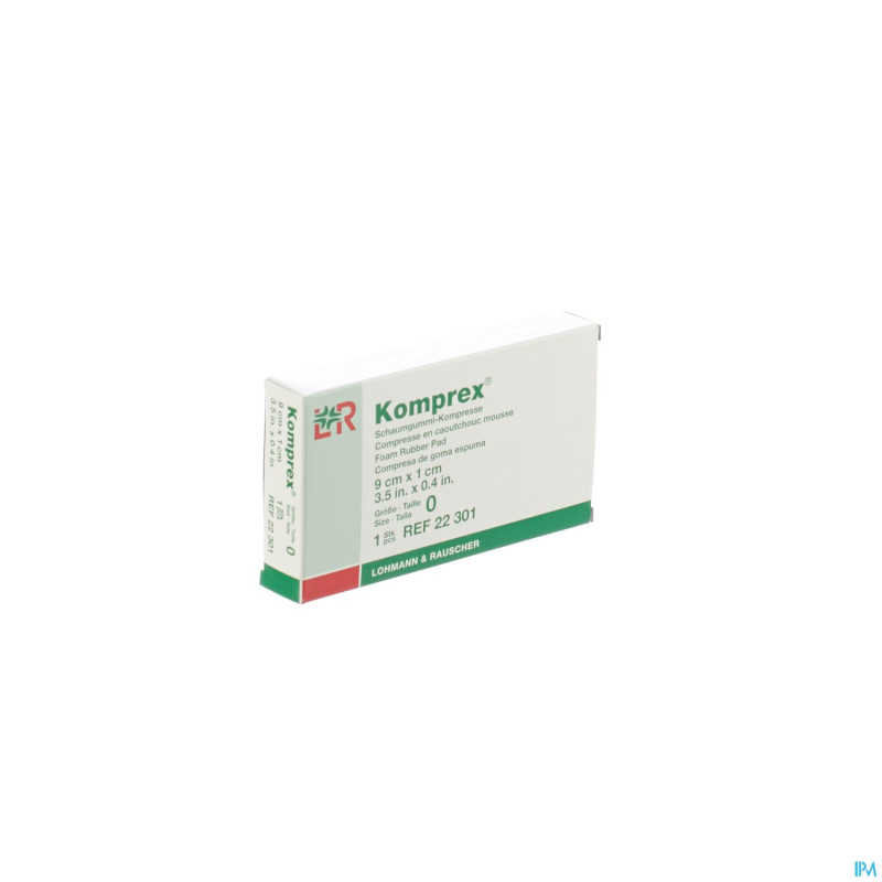 Komprex 0 reniforme 9cm    epais.1,0cm 22301