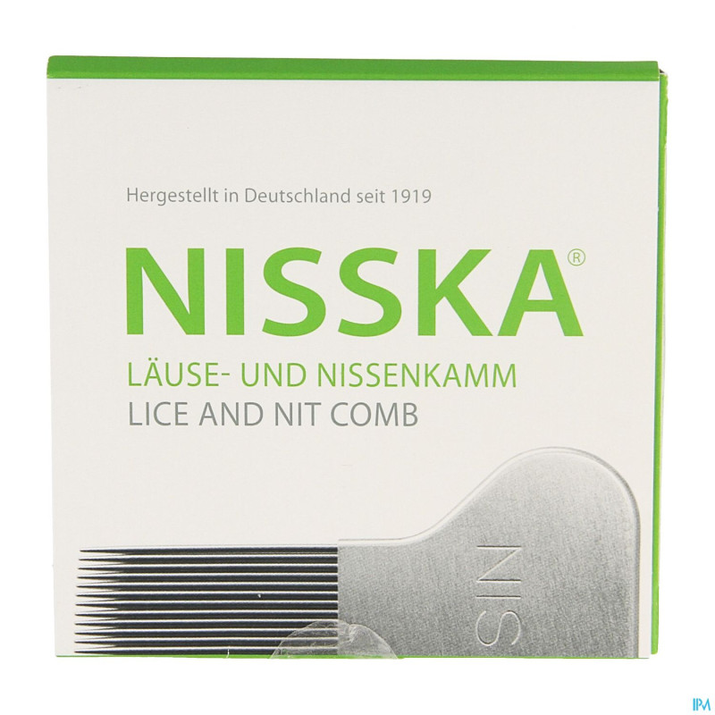 Nisska peigne a poux metal nisska