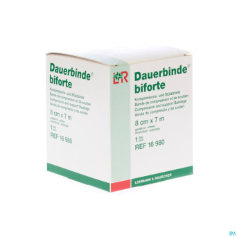 Dauerbinde bi-forte bande elast    8cmx7m 16980