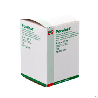 Porelast bde elast/adh    8cmx2.5m