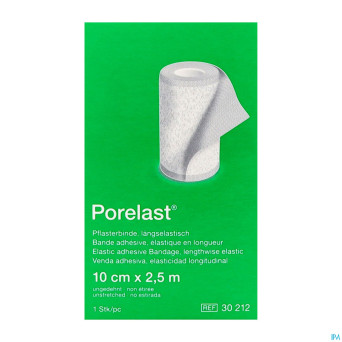 Porelast bde elast/adh    10cmx2.5m