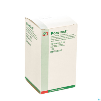Porelast bde elast/adh    10cmx2.5m