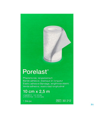 Porelast bde elast/adh    10cmx2.5m