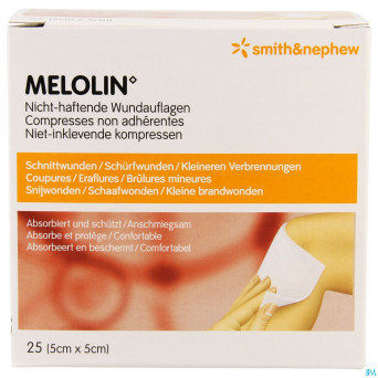 Melolin cp ster    5x 5cm  25 66030260