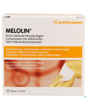 Melolin cp ster    5x 5cm  25 66030260