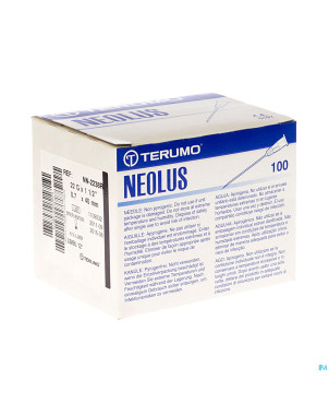 Terumo aiguille neolus 22g 1 1/2 rb noir   100