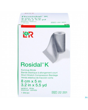 Rosidal k bande elast    8cmx5m 22201
