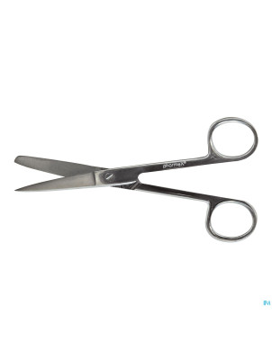 Pharmex ciseaux droit point/mouss 14cm