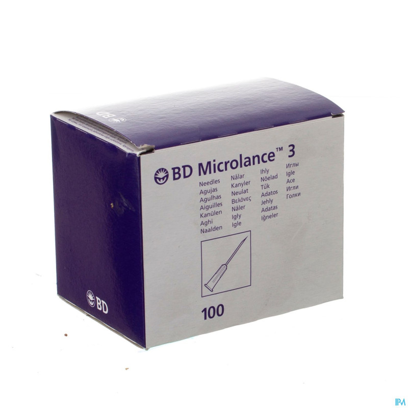 Bd microlance 3 aig.26g 3/8 sb 0,45x10mm brun  100