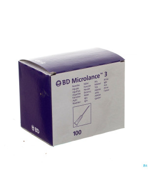 Bd microlance 3 aig.26g 3/8 sb 0,45x10mm brun  100