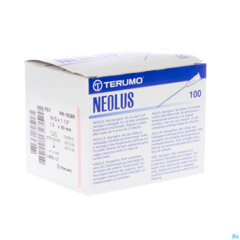 Terumo aiguille neolus 18g 1 1/2 rb rose 100