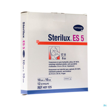 Sterilux es5 cp ster 8pl10x10cm 12 2050191