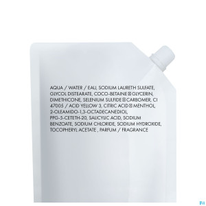 Vichy dercos sh trait.a/pell chev.gras refill390ml