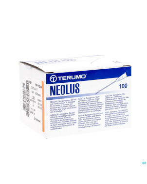 Terumo aiguille neolus 25g 1 rb orange    100